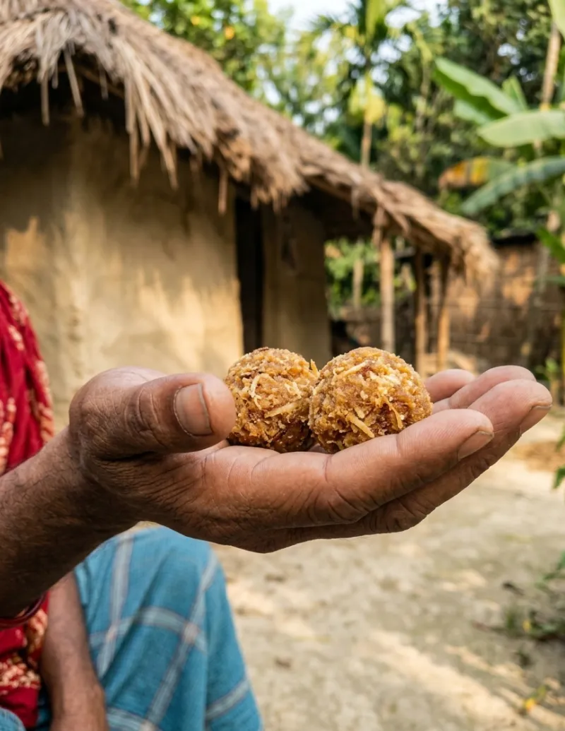 🥥 নারিকেলের নাড়ু । Bonno Bazar