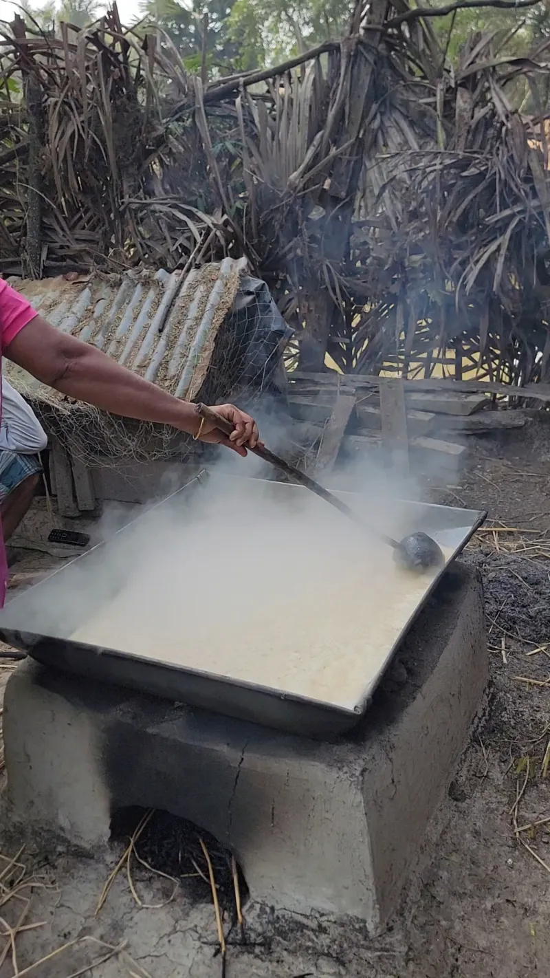 দুর্লভ গোল গাছের খাঁটি দানাদার গুড় । Bonno Bazar